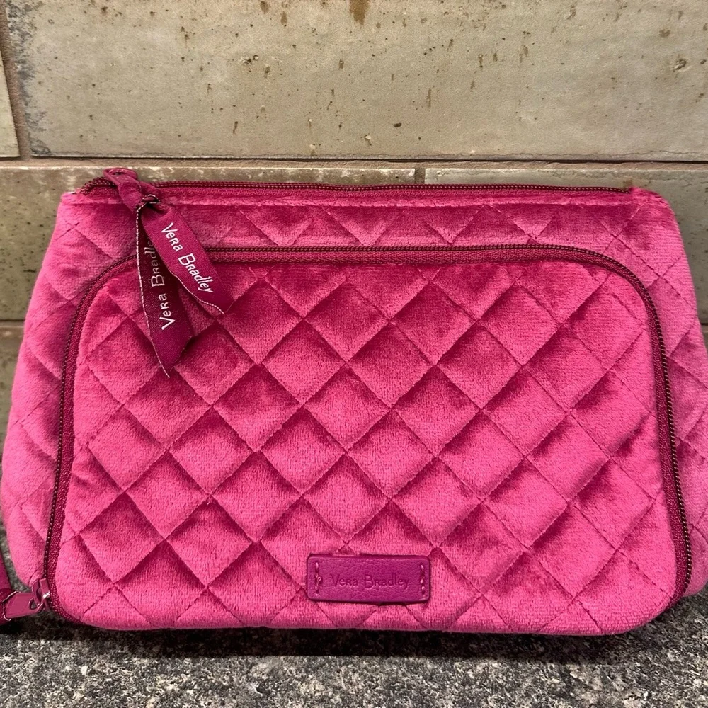 Vera Bradley Pink Make Up Bag - Picture 10 of 11